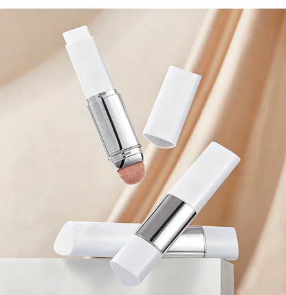 🎁Last Day BUY 1 GET 1 FREE🎁Cover Cream Stick V w/ Detachable Brush - Korean Skin Care Color-Changing Foundation Stick with Collagen Capsules (0.45 oz)